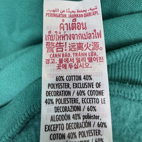 NWOT Disney Disneyland Spirit Jacket Full Zip Hoodie Size L Green Unisex - Picture 8 of 9